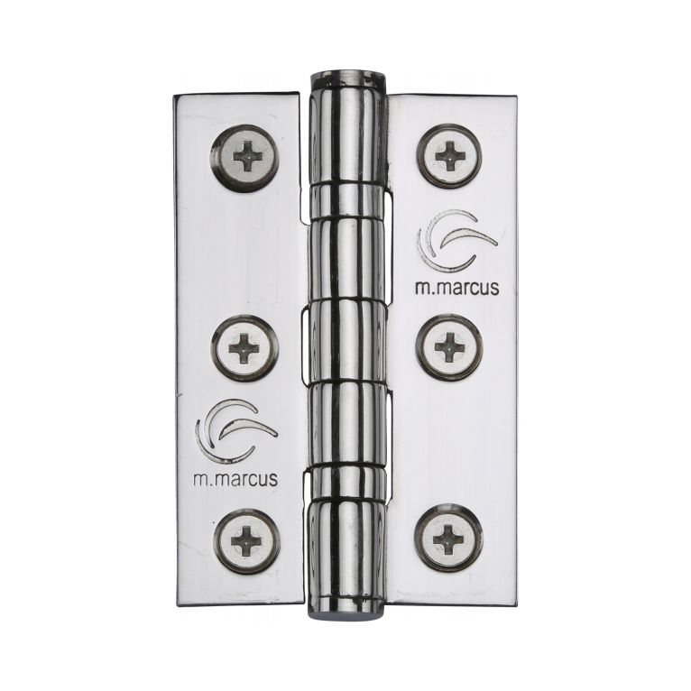 75mm Butt Hinge - Polished Chrome 75mm Butt Hinge - Polished Chrome